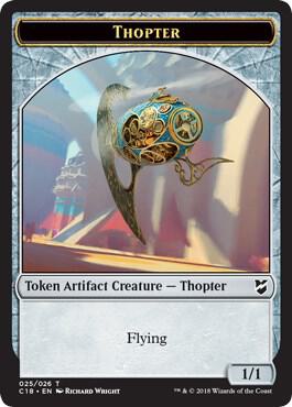Thopter (025) // Servo Double-Sided Token 25 // 24 card
