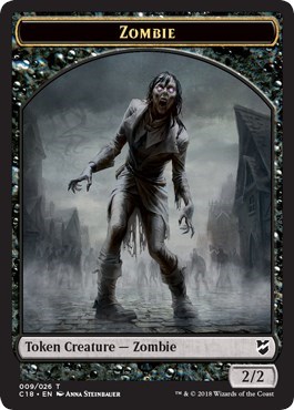 Zombie Shapeshifter Double Sided Token