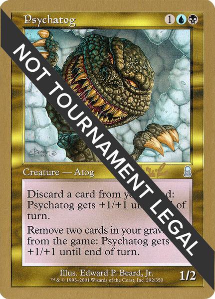 サイカトグ　World Championship Decks 2002 セット Psychatog - 2002 Carlos Romao (ODY) - World Championship
