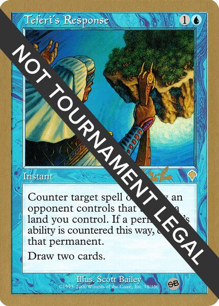 Teferi's Response - 2002 Carlos Romao (INV) (SB) - World