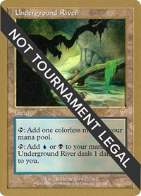 Underground River - 2002 Carlos Romao (7ED) - World Championship Decks - Magic: The Gathering card