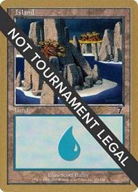 Island (332) - 2002 Raphael Levy (7ED) - World Championship Decks - Magic: The Gathering card