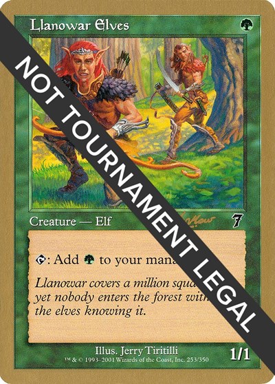 Llanowar Elves - 2002 Sim Han How (7ED)