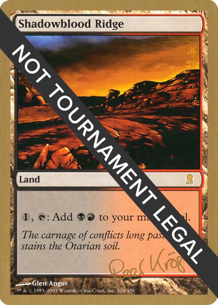 does kroger sell yugioh cards Arcanis the Omnipotent (Peer Kroger) [World Championship Decks 2003] – TokenMTG —Mystic elder Shadowblood Ridge - 2003 Peer