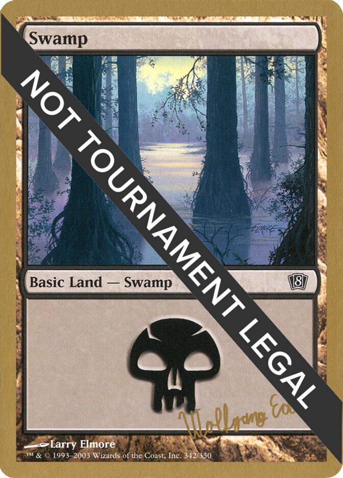 Swamp (342) - 2003 Wolfgang Eder (8ED) - World Championship Decks