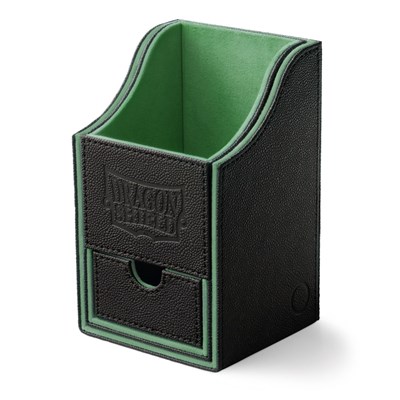 Dragon Shield Nest Plus Deck Box - Black/Green (Holds 100+)