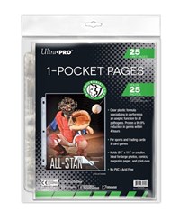 Ultra Pro 1-Pocket Antimicrobial Pages 8.5" x 11" (25-Pack) · Ultra Pro Card Sleeves