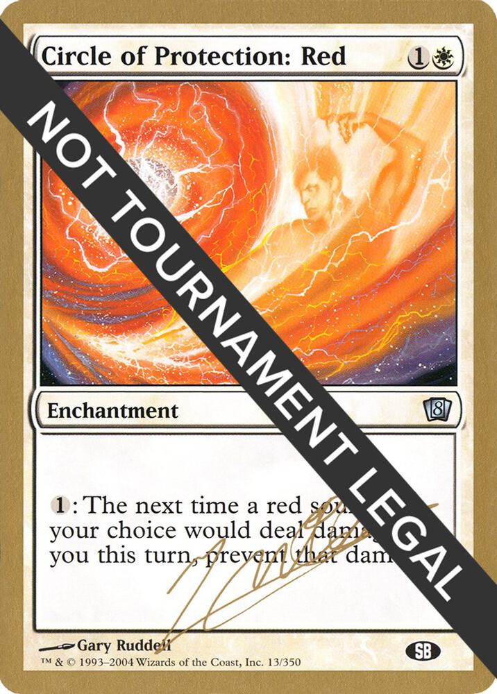 Circle of Protection: Red - 2004 Julien Nuijten (8ED) (SB)