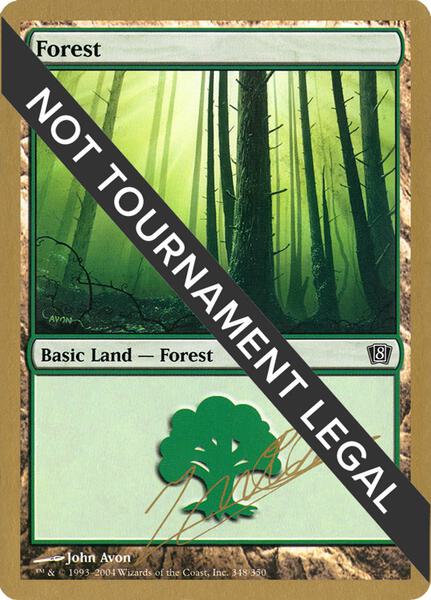 WorldChampionshipDecks2004⭐︎JulienNuijten Forest (8th Edition 348 - Julien Nuijten - 2004) World