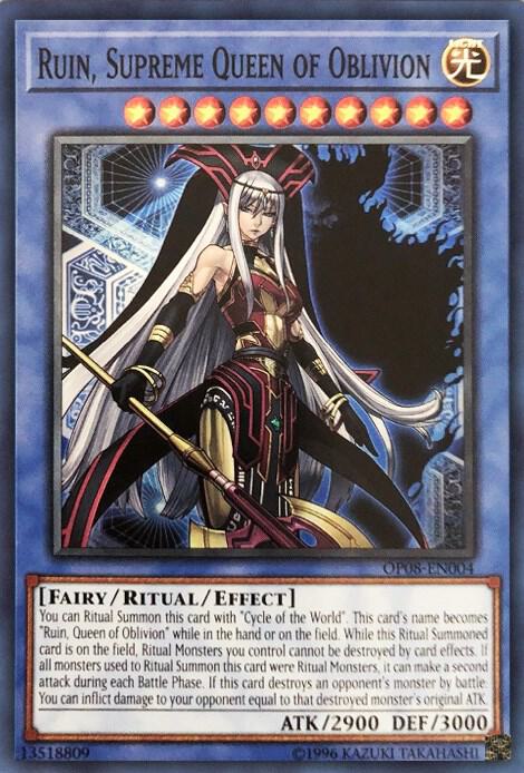 Ruin, Supreme Queen of Oblivion - OTS Tournament Pack 8 - YuGiOh