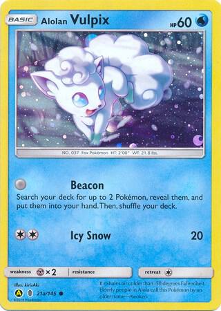Alolan Vulpix - 21a/145 021a/145 from Alternate Art Promos