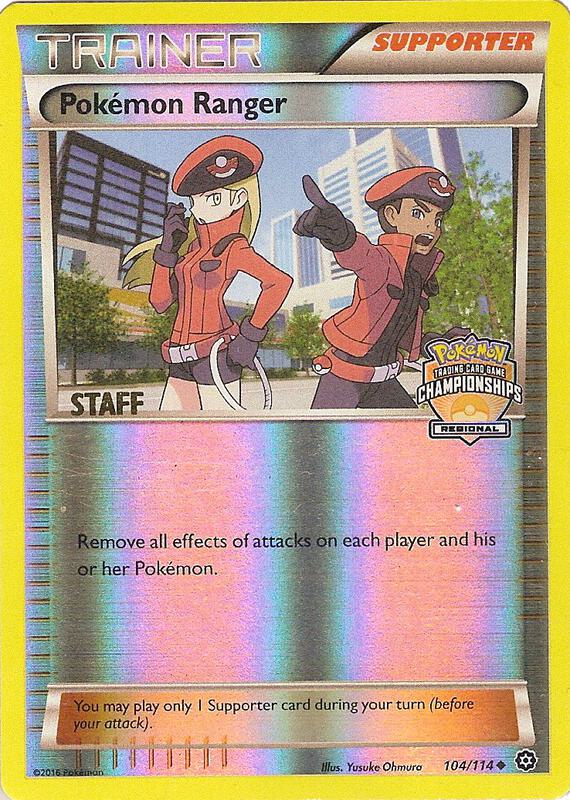 Pokemon Ranger - 104/114 (Regional Championships) [Staff] 104/114 from League & Championship Cards
