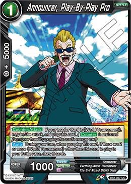 Announcer, Play-By-Play Pro #TB2-067 — World Martial Arts Tournament