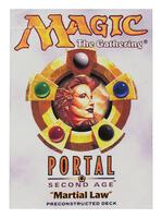 MTG Portal Second Age 英語版139種セミコンプセット Portal Second Age Theme Deck - Martial Law - Portal Second Age