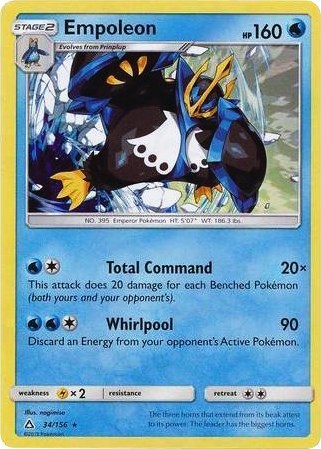 Empoleon - 34/156 (Cracked Ice Holo)