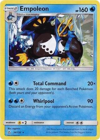 Empoleon - 34/156 (Cracked Ice Holo) 034/156 from Deck Exclusives