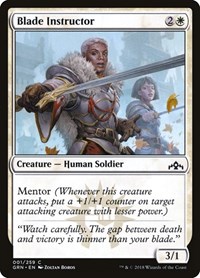 Blade Instructor - Guilds of Ravnica - Magic: The Gathering card