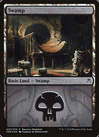 Swamp - Golgari (A05) - Launch Party & Release Event Promos - Magic: The Gathering card