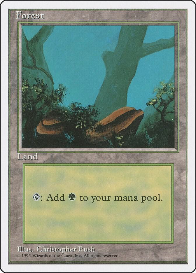 Forest (A) - Fourth Edition - Magic: The Gathering - TCGplayer.com