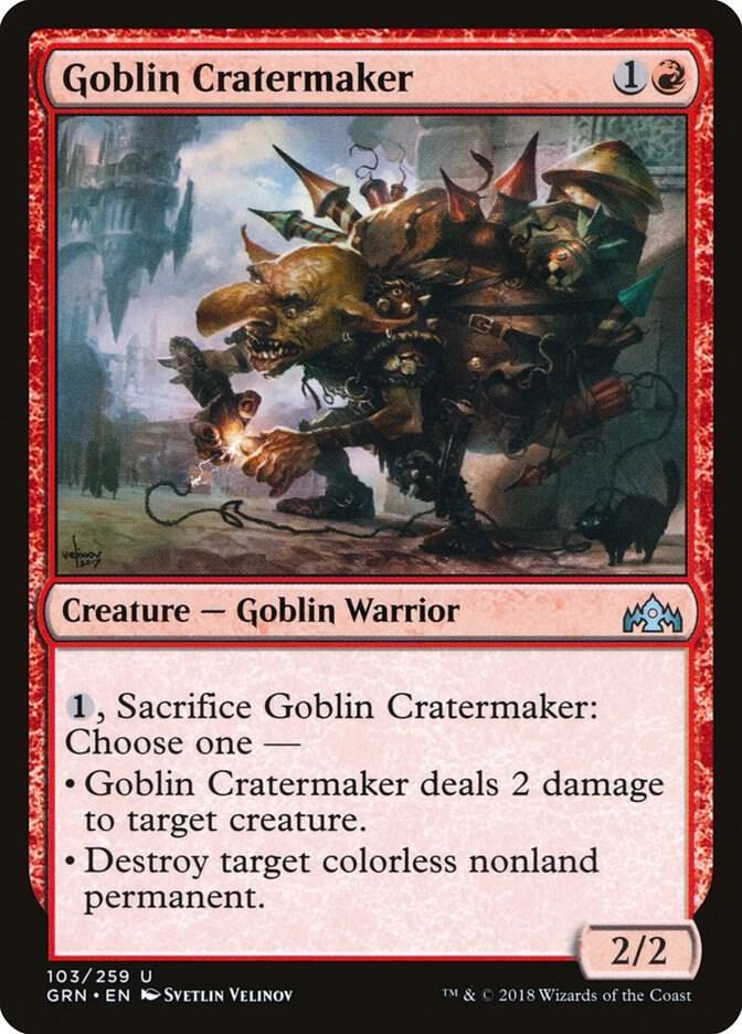 Goblin Cratermaker 103 card