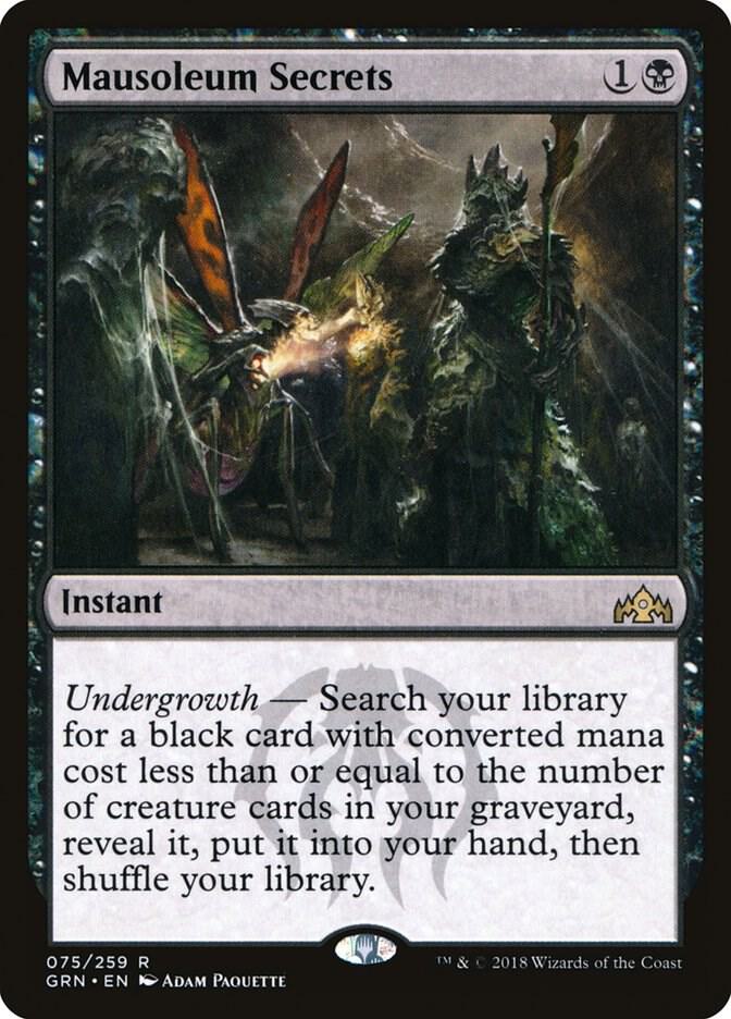 Mausoleum Secrets 75 card