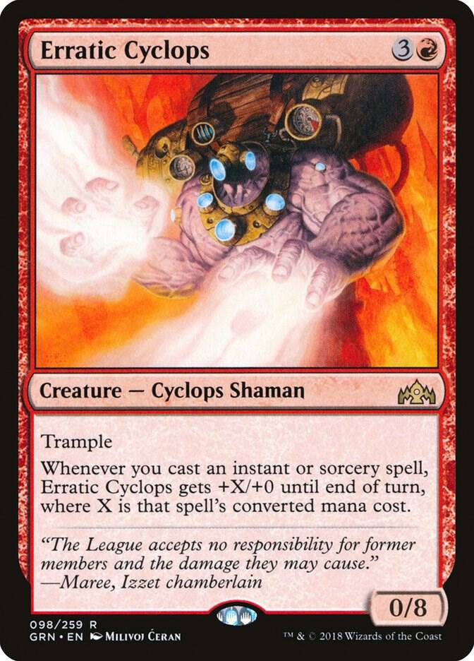 Erratic Cyclops 98 card