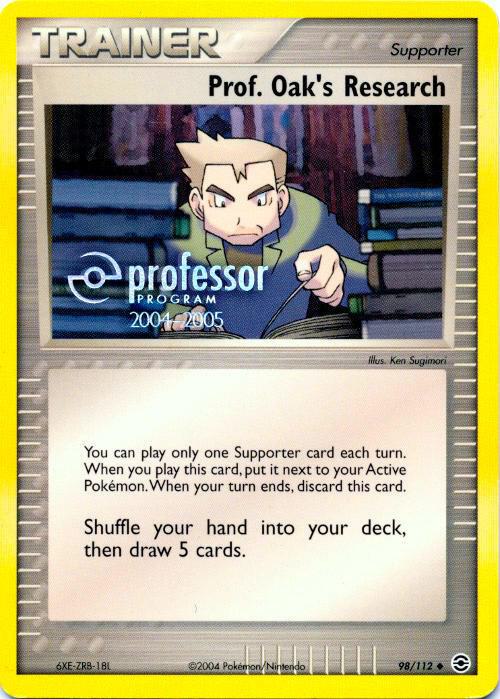 Prof. Oak's Research (2004-2005) 98/112 from Professor Program Promos