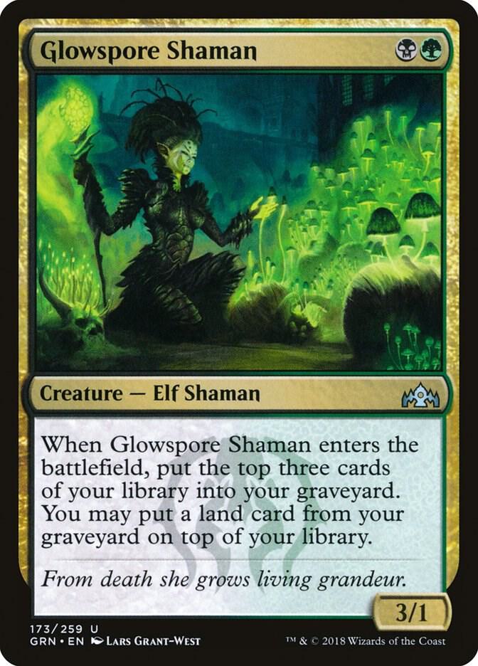 Glowspore Shaman 173 card