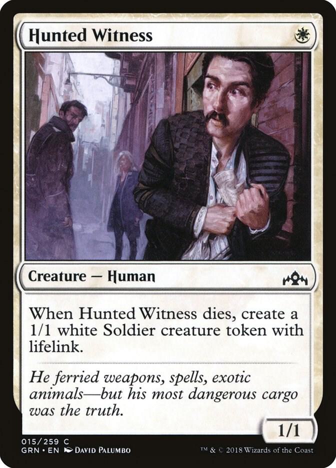 Hunted Witness - Guilds of Ravnica - Magic: The Gathering