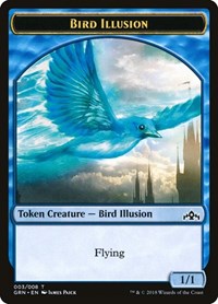 Bird Illusion Token (Guilds of Ravnica)