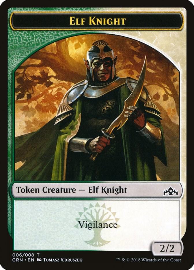 Elf Knight Token - Guilds of Ravnica - Magic: The Gathering - TCGplayer.com