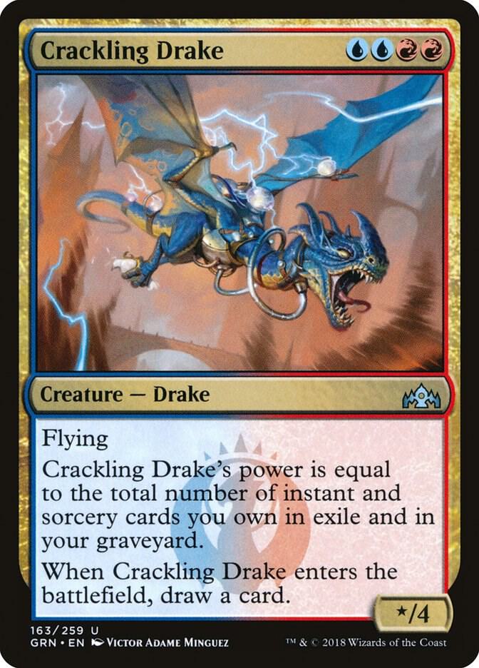 Crackling Drake - Guilds of Ravnica - Magic: The Gathering