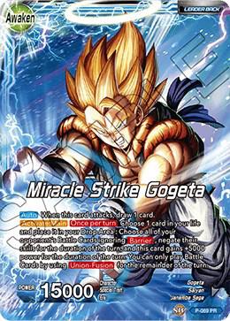 Son Goku & Vegeta // Miracle Strike Gogeta (Movie Promo) - Promotion Cards  - Dragon Ball Super: Masters