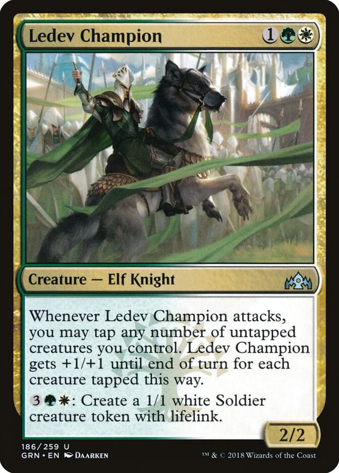 Ledev Champion 186 card