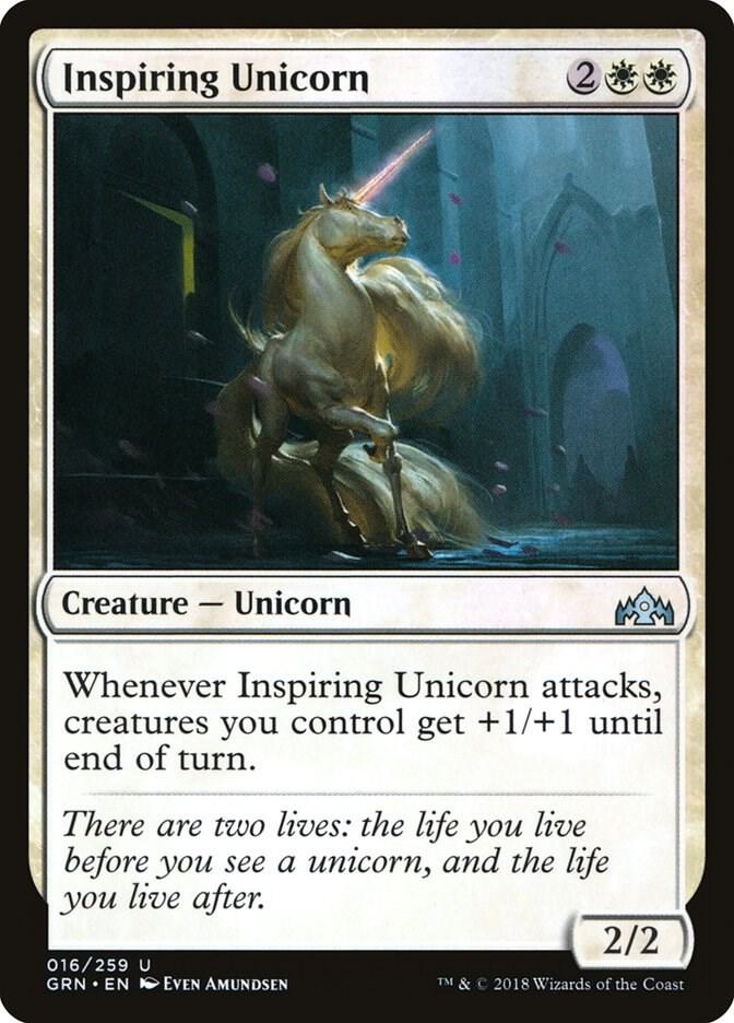 Inspiring Unicorn 16 card