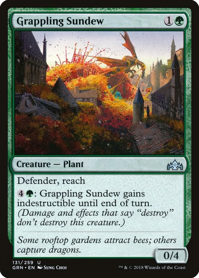 Grappling Sundew 131 card