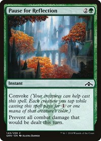 Pause for Reflection - Guilds of Ravnica - Magic: The Gathering card