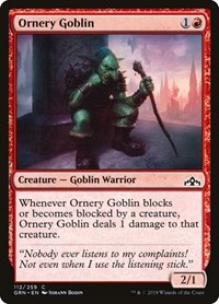 Ornery Goblin (Guilds of Ravnica)