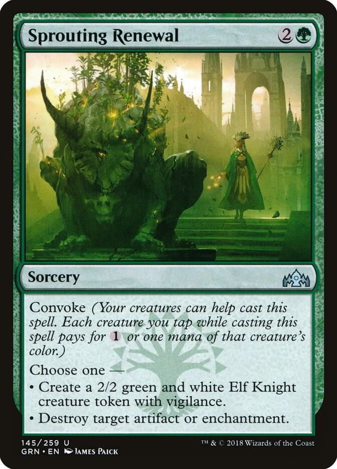Sprouting Renewal - Guilds of Ravnica - Magic: The Gathering