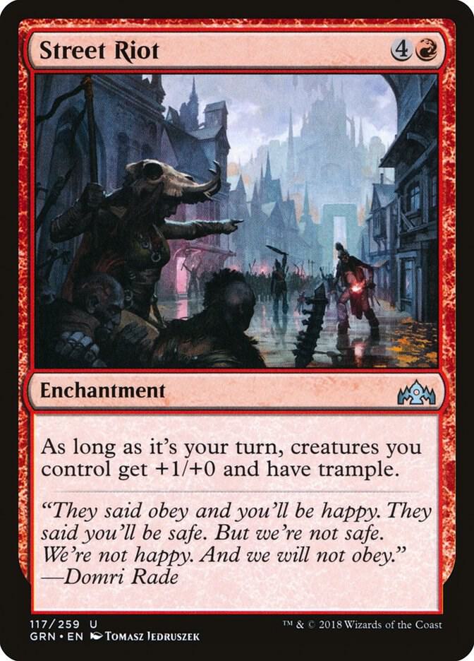 Street Riot - Guilds of Ravnica - Magic: The Gathering