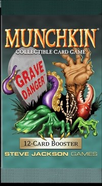 Munchkin CCG: Grave Danger Booster Pack from Grave Danger Pokemon card image