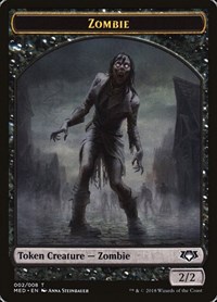 Zombie Token (Mythic Edition: Guilds of Ravnica)
