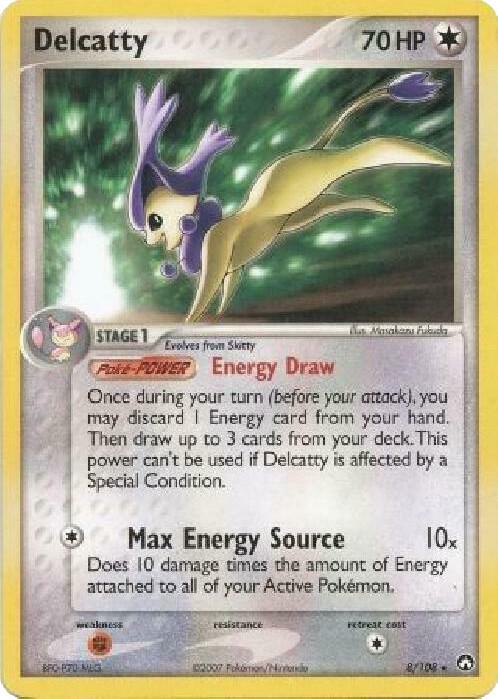 Delcatty - 8/108 (EX Power Keepers) 008/108 from Deck Exclusives