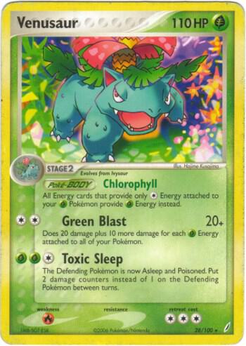 Venusaur - 28/100 (EX Crystal Guardians) 028/100 from Deck Exclusives