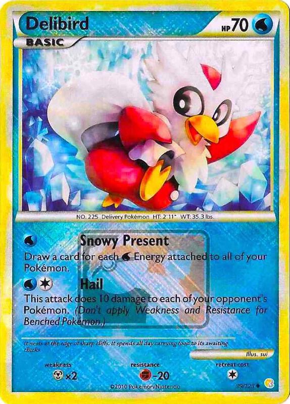 Delibird - 39/123 (League Promo) 039/123 from League & Championship Cards