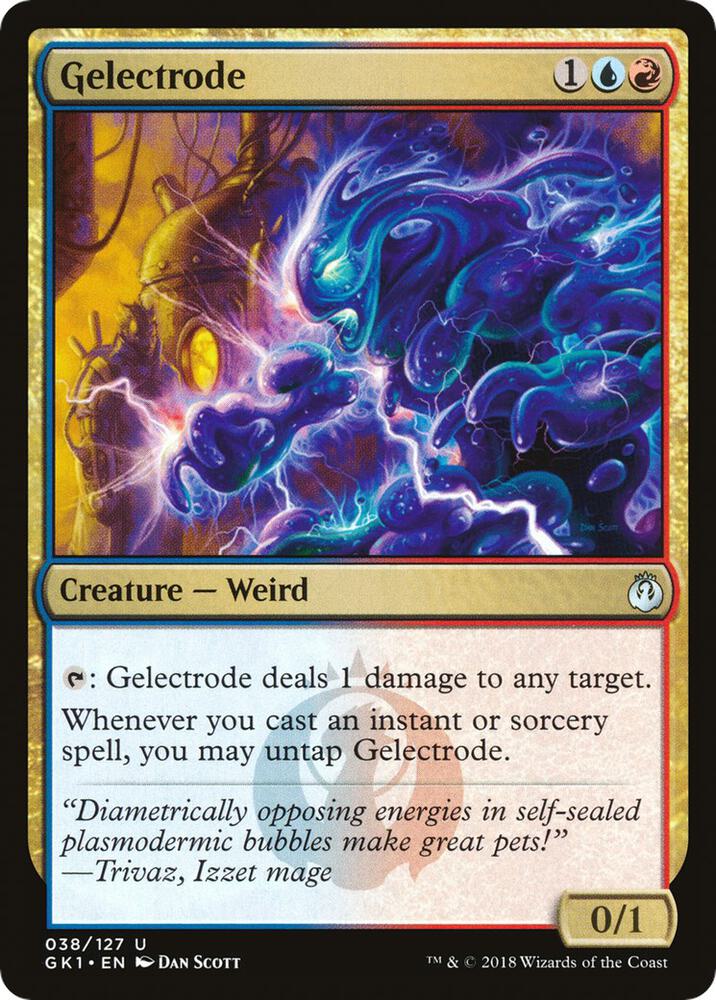 Gelectrode 38 card