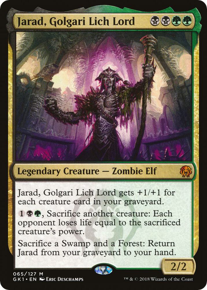 Jarad, Golgari Lich Lord 65 card
