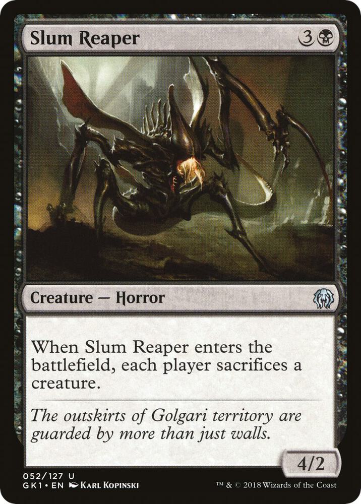 Slum Reaper 52 card