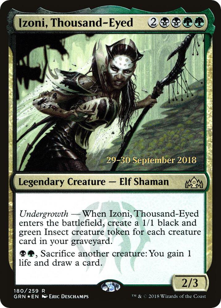 Izoni, Thousand-Eyed #180s — Guilds of Ravnica Promos