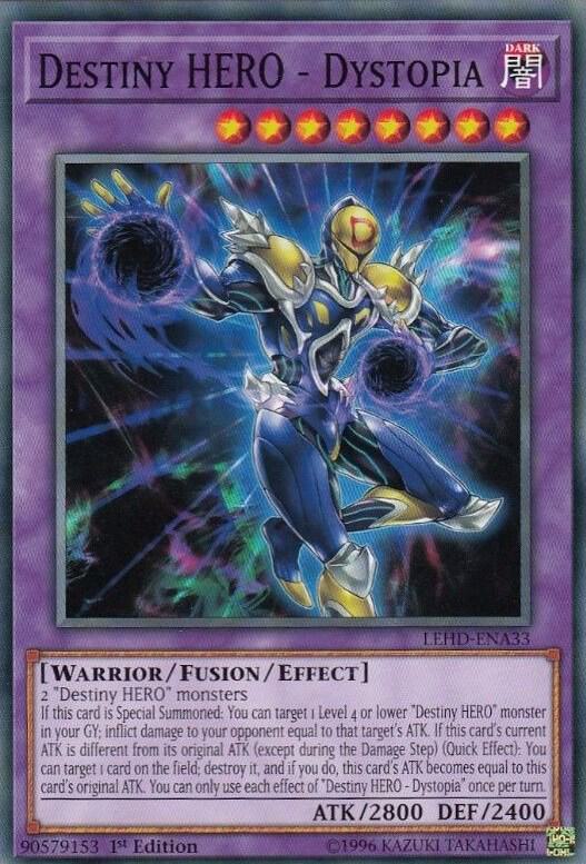 Destiny HERO - Dystopia - Legendary Hero Decks - YuGiOh